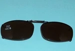 Pr Foster Grant Bronze Clip-on Sunglasses Brown Lens 52 Rec 4.5" 2"X1.25". Fixed Price $18.50.