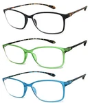 Women Square Colorful Thin Light Full Lens Reading Glasses Readers +1.00 +4.00. Fixed Price $23.99.