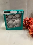 Foster Design Optics Full Rim Fashion 3-PACK +2.00 Style 1408231. Fixed Price $12.95.