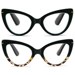 Mmoww Cat Eye Reading Glasses 2-PACK +2.0 Blue Light Blocking Readers For Women. Fixed Price $16.48.