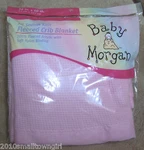 Vintage (original) Baby Morgan Pink Crib Blanket. Fixed Price $295.99.