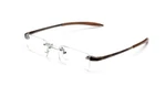 Optx 20/20 - Ecoclear Oxygen Rimless Reading GLASSES+150 Tortoise Shell. Fixed Price $24.95.