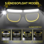 5MODES Led Glasses Headlights Safety Eyeglass Lamp Work Cycling. Fixed Price $18.99.