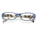 Icara Bling Rhinestone Reading Glasses Fashion Ladies Readers Spring Blue. Fixed Price $27.90.