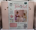 Members Mark Porcelain Tea Set 15 Piece Pretend Play With Carrying Case. Fixed Price $24.99.
