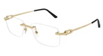Cartier CT0521O 001 Gold Eyeglasses Frame Harmattan New Authentic. Fixed Price $1190.00.