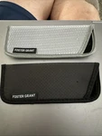 2-CASES Foster Grant Gray-blk Reading Glasses Only Soft Sleeve Protective. Fixed Price $9.00.