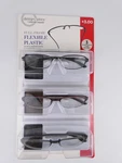 Foster Grant Design Optics Mens Full Frame Flexible Pack + 3.00 52-18-135. Fixed Price $14.91.