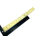 Gillig 1004 "exact Fare Please" Courtesy Decal Sign For Bus / Coach. Fixed Price $9.99.