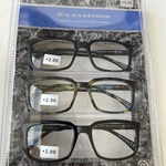 Nib +2.00 Box Set 3 Pairs By Max Studio Reading Glasses Readers. Fixed Price $29.99.