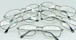 5 Pack Reading Glasses Women Clear Lens Dark Silver Frame Bulk Value Set. Fixed Price $16.90.
