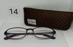 Design Optics By Foster Grant Reading Glasses +2.75 Brown KT0614 4980B W/ Case. Fixed Price $15.00.