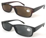 Unisex 100%UV400 Sun-reading Glasses Flat Top Bridge Classic Plastic Frame SL364. Fixed Price $17.05.