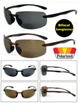 Polarized Bifocal Sunglass Reader Rimless Fishing Golf Sport Reading Glasses. Fixed Price $57.99.