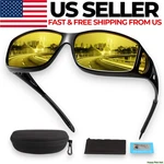 Night Driving Glasses Anti Glare Polarized Vision Fit Over For Women. Fixed Price $15.59.