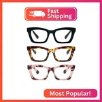 Prtcslwd Reading Glasses For Women Style Oversized Square Spring Hinge Blue Ligh. Fixed Price $14.20.