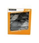 Foster Grant 3-PACK Full Rim Metal Readers +1.25 Durable Stylish Reading Glasses. Fixed Price $12.00.