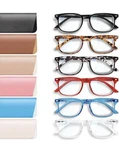 Novivon 6 Pack Reading Glasses For Women/men Blue Light Blocking Readers +1.0. Fixed Price $28.00.