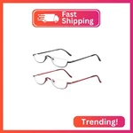 Dbeftli Half Frame Reading Glasses - Moon Readers With Spring Hinge For Wom. Fixed Price $16.94.