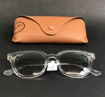 Ray-ban Sunglasses RB4324 6447/32 Crystal Square Frames With Light Gray Lenses. Fixed Price $129.99.
