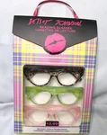 Betsey Johnson Reading Glasses 3 Pack Readers +2.00 Cat Eyes. Fixed Price $19.99.
