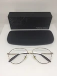 New Porsche Design Aviator Eyeglasses C. B Gold M. Optical 56-14MM. Fixed Price $212.49.