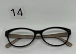 Bob Mackie Black & Taupe Reading Glasses +1.50 Cat Eye -5BK. Fixed Price $30.00.