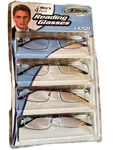 I.image Black Tortoise Metal Spring Hinge Reading Glasses +1.50 Lot Of 4 Nip. Fixed Price $15.00.