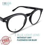 2SEELIFE Black TR-90 Reading Glasses Blue Light +1.50 Women. Fixed Price $71.98.