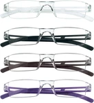 Lifeart 4 Pairs Reading Glasses, Blue Light Blocking Computer. Fixed Price $25.99.