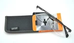 Foster Grant " Lamar Gun Stainless Steel Reading Glasses W/case Pick Diopter. Fixed Price $13.99.