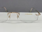Longines Reading Glasses Frame Men Woman Half Gold Rimless 4348. Fixed Price $111.80.