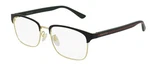 Gucci GG0934OA 001 Black Gold Green Rectangle Men's 54 Mm Eyeglasses New. Fixed Price $209.00.