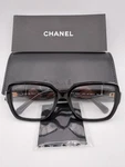 Chanel Eyeglasses 5408 622/1W Black Gold 56 17 140 Square Clear Demo Lens. Fixed Price $294.99.