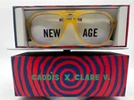 Clare X Caddis Rca 0.00 "butter" Yellow Aviator Blue Light Glasses 56-17-145. Fixed Price $104.44.