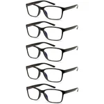 Joschoo Reading Glasses Pack Blue Light Blocking Readers Spring 5BLACK. Fixed Price $20.99.