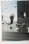 (1) B&w Press Photo Negative People Standing Reading Pilgrim Hymnal T1087. Fixed Price $8.95.